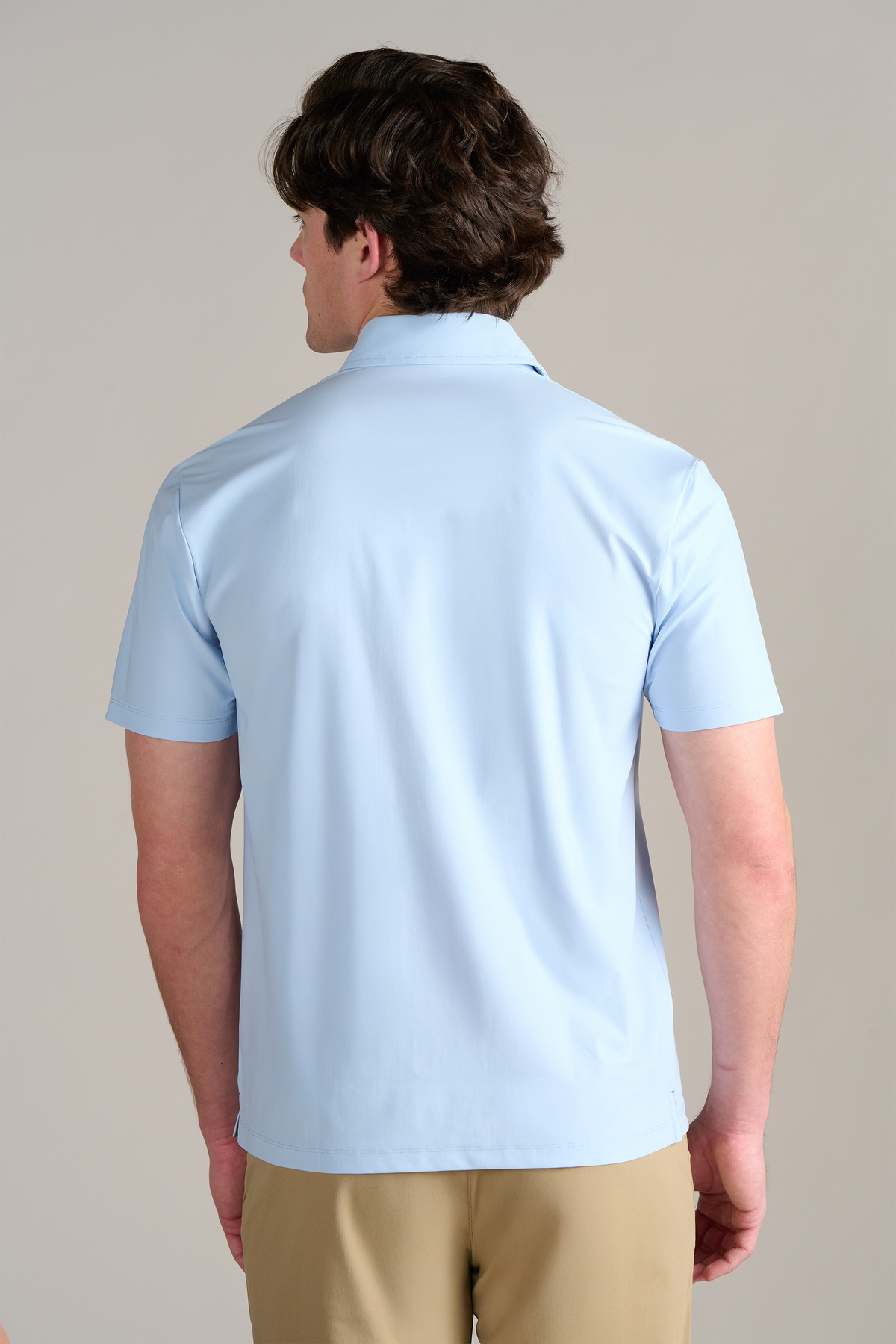 Event Polo Solid // Powder Blue