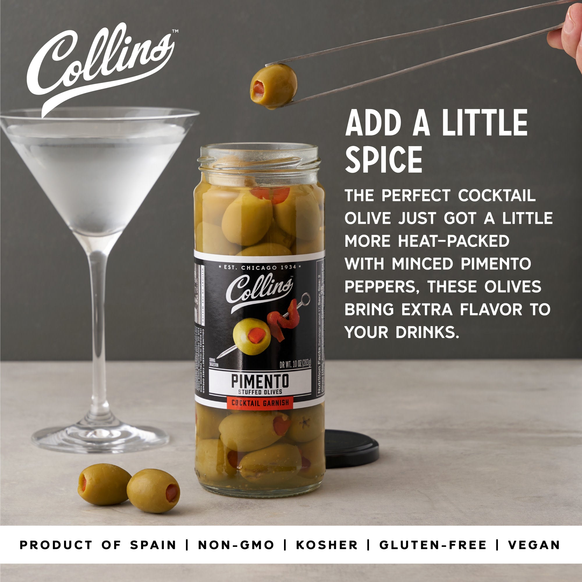 Colossal Martini Pimento Olives 10 oz