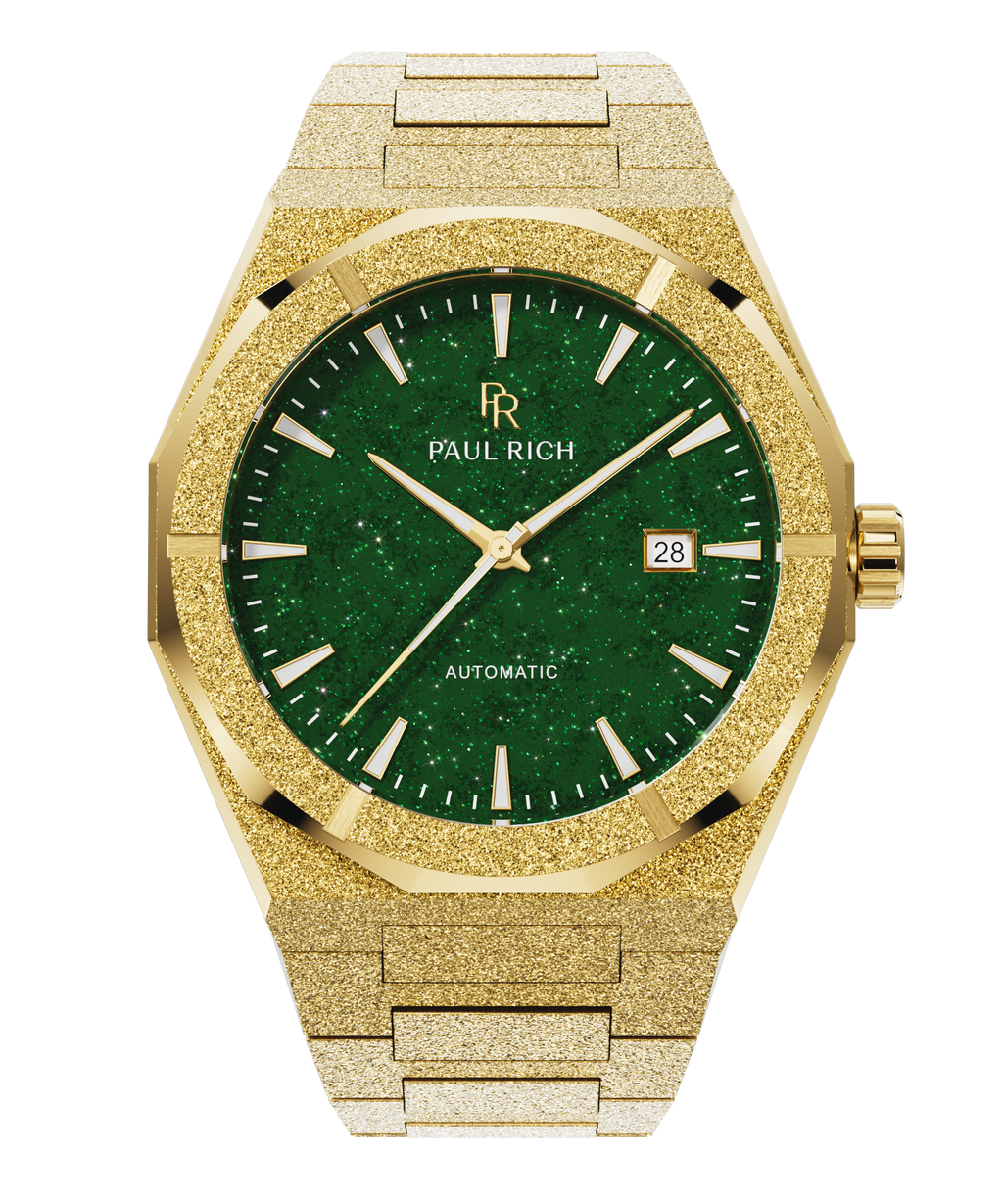Frosted Star Dust II Gold Green
