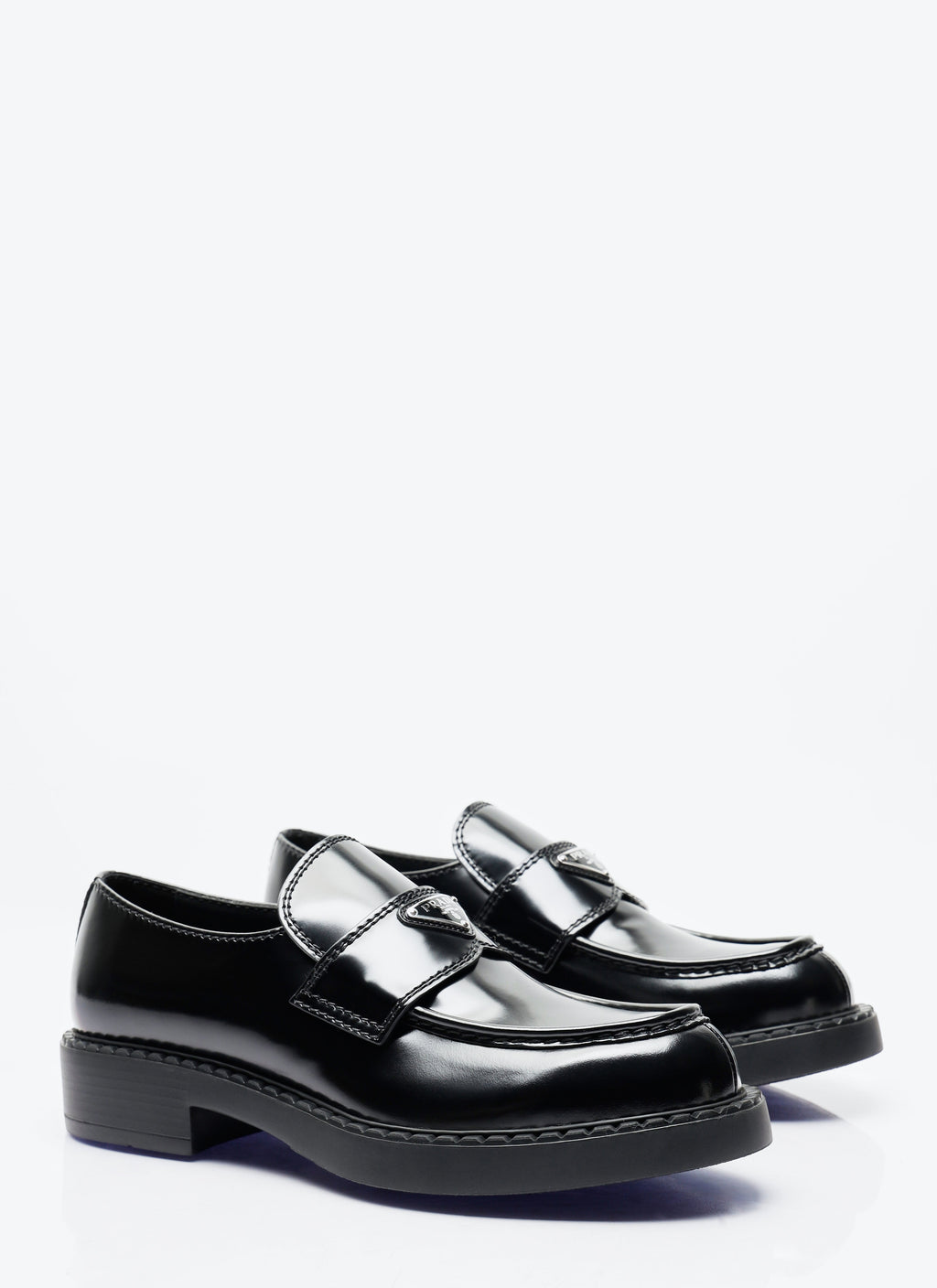 Prada Men Chocolate Loafers