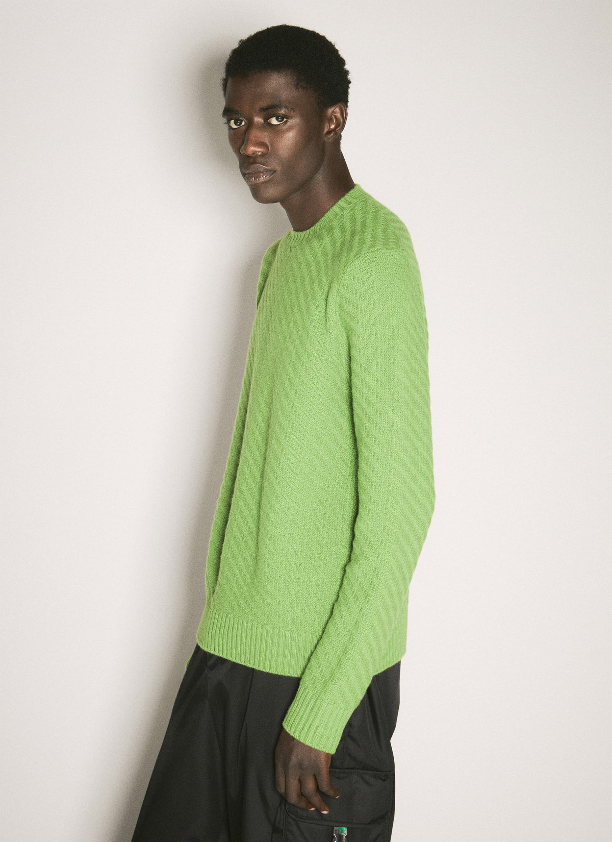 Prada Men Wool-And-Cashmere-Blend Sweater
