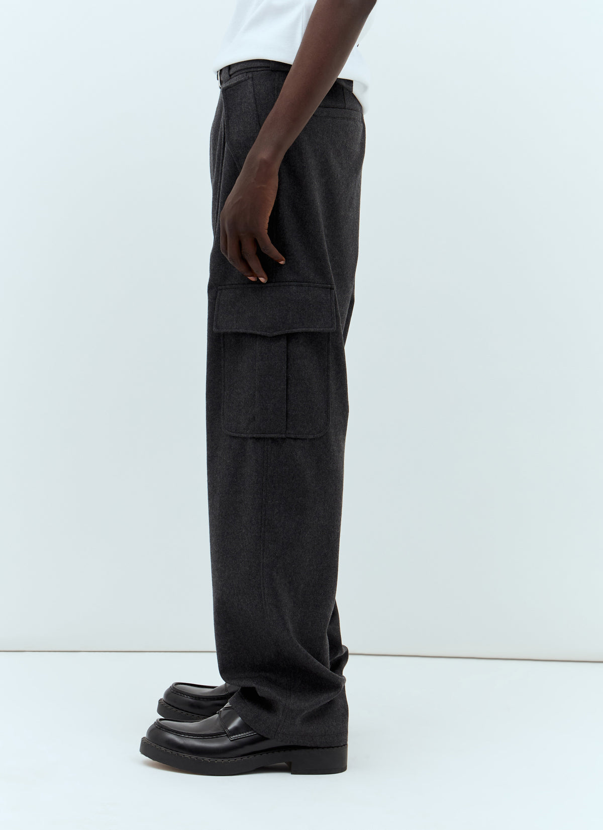 Prada Men Flannel Cargo Pants