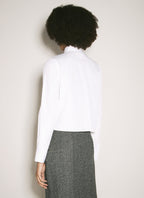 Prada Women Embroidered Poplin Shirt