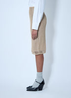 Prada Women Crochet Midi Skirt