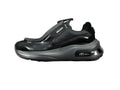 Prada Brushed Leather Bike Fabric Suede Garnet Black