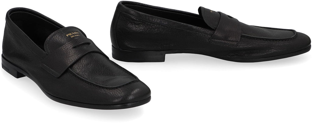 PRADA Men's Classic Leather Moccasins
