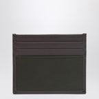 PRADA Mini Camouflage Card Holder with Leather Details