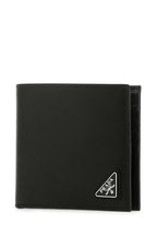 PRADA Mini Leather Flap-Over Wallet