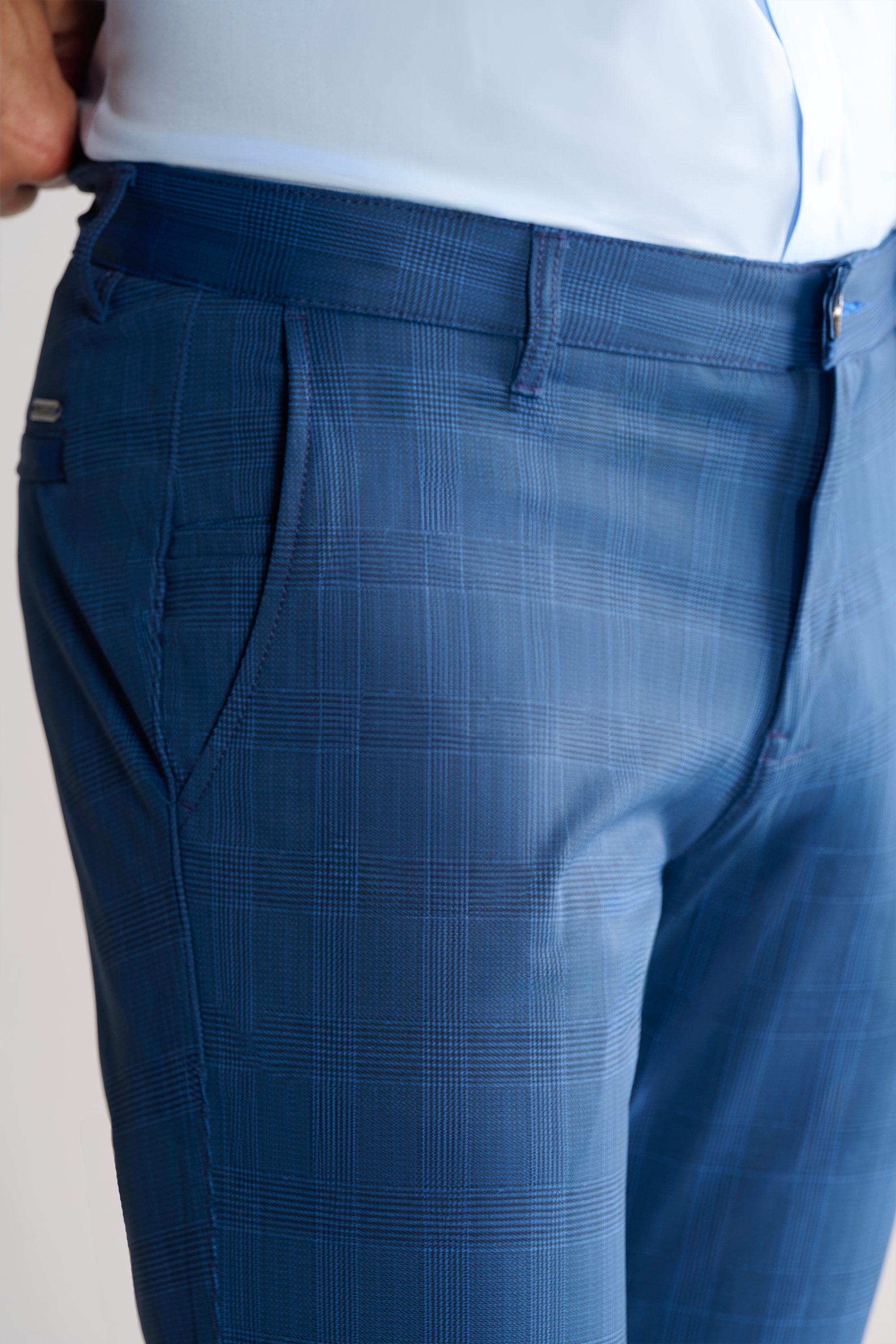 Performance Pants // BLUE PRINCE OF WALES