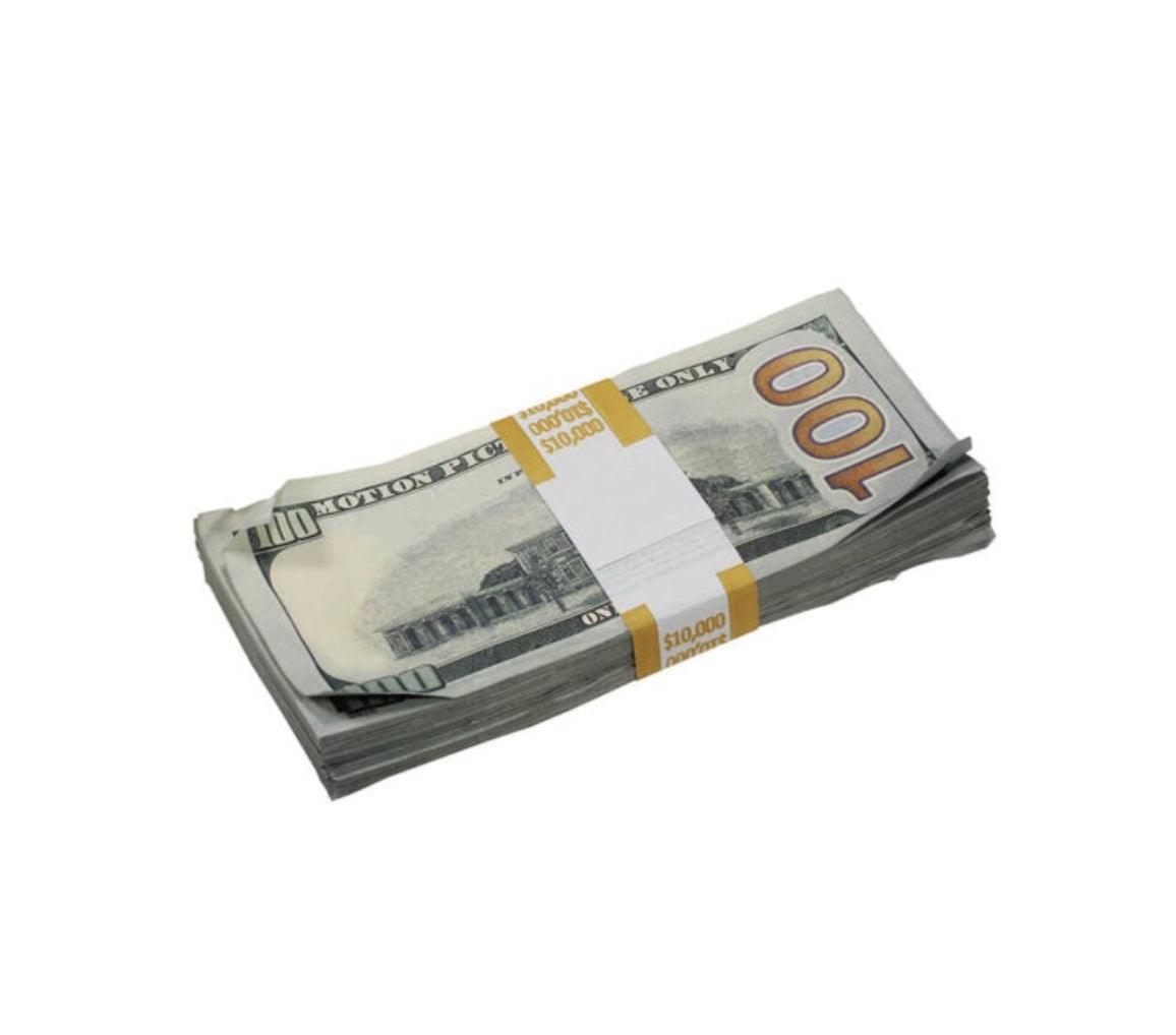 $250,000 Aged Prop Money - Full Print