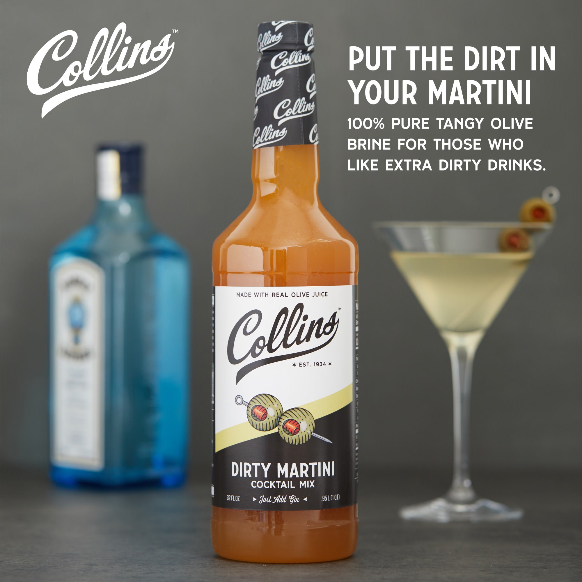 Dirty Martini Cocktail Mix 32 oz