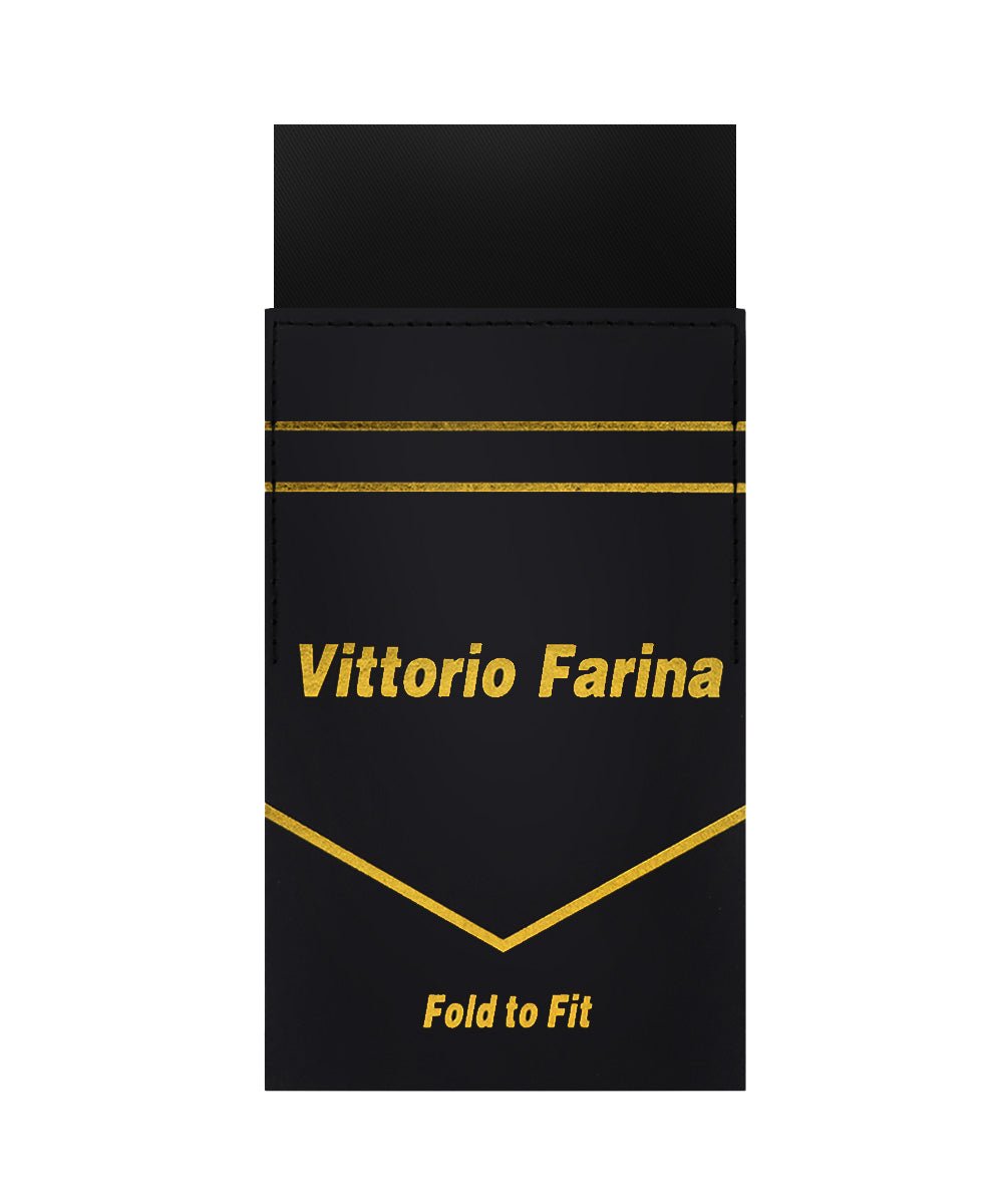 Vittorio Farina Men's Pre-Folded Pocket Square: Flat