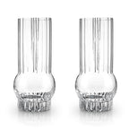 Art Deco Crystal Highball Glasses Set of 2