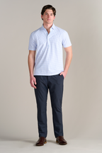 Event Polo Windowpane // Purple Blue