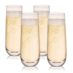 Stemless Champagne Glasses