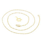 Cubic Zirconia Star Of David Pendant 14K Gold Filled Necklace Set