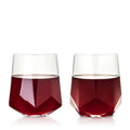 Faceted Crystal Wine Glasses