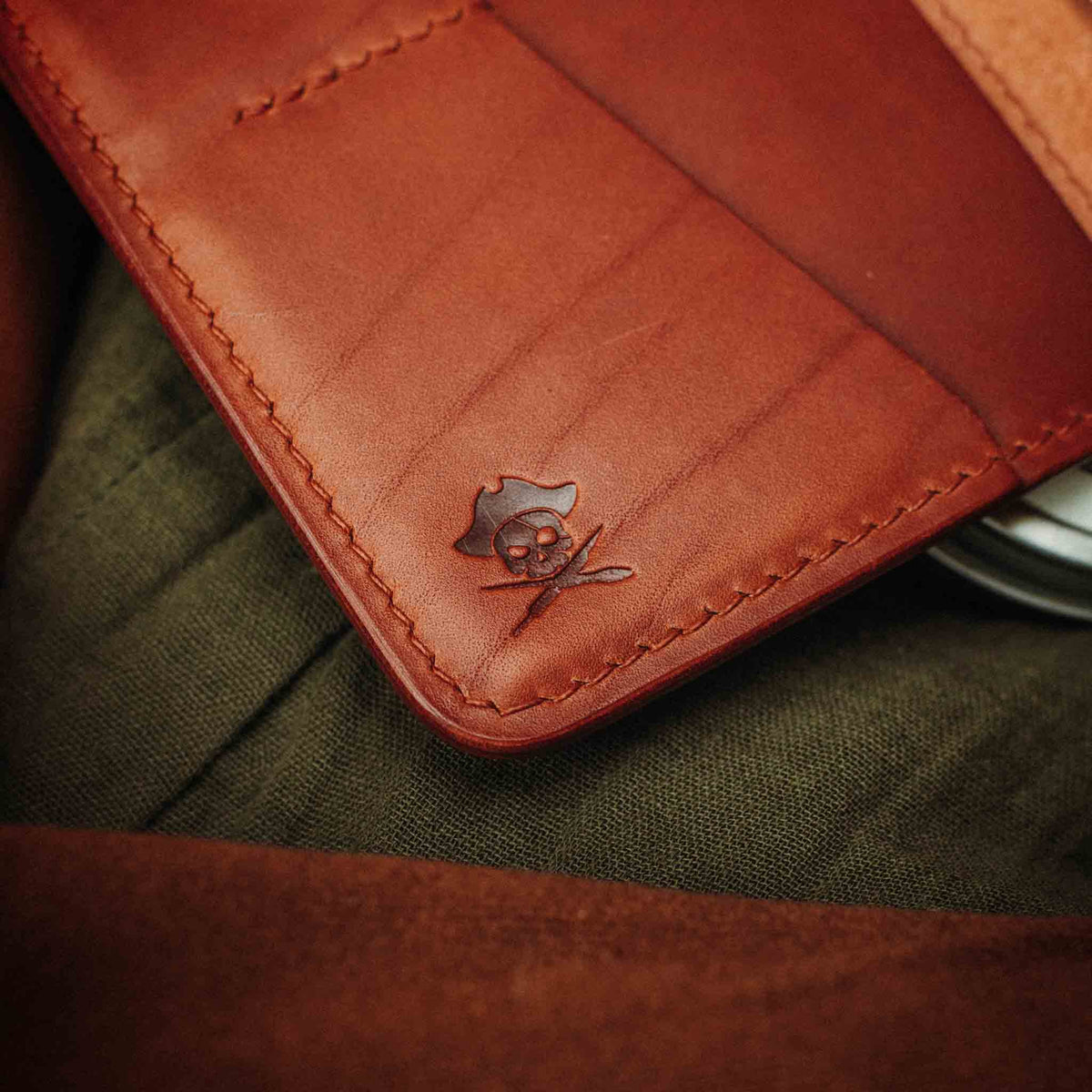 Quartermaster v2 – Leather Passport Wallet with Velcro | Pirate Goods