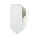 Quilted White - Men's Tie