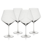 Liminal Burgundy Wine Glasses, Set of 4