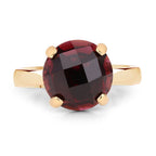 7.38 Carat Genuine Garnet .925 Sterling Silver Ring