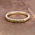 0.22 Carat Genuine Dark Yellow Diamond 14K Yellow Gold Ring (I1-I2)
