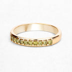 0.27 Carat Genuine Yellow Diamond 14K Yellow Gold Ring (SI1-SI2)