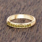 0.27 Carat Genuine Yellow Diamond 14K Yellow Gold Ring (SI1-SI2)