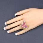 3.08 Carat Genuine Ruby .925 Sterling Silver Ring