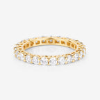 1.50 Carat Lab Grown Diamond 14K Yellow Gold Ring