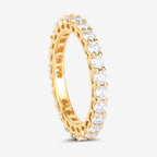 1.50 Carat Lab Grown Diamond 14K Yellow Gold Ring