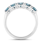 1.22 Carat Genuine Blue Diamond 14K White Gold Ring