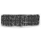 0.35 Carat Genuine Black Diamond .925 Sterling Silver Ring
