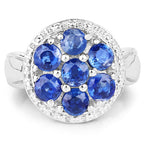 2.66 Carat Genuine Kyanite .925 Sterling Silver Ring