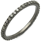 0.60 Carat Genuine TLB Diamond .925 Sterling Silver Ring