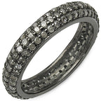 1.40 Carat Genuine TLB Diamond .925 Sterling Silver Ring