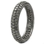 1.40 Carat Genuine TLB Diamond .925 Sterling Silver Ring