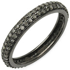 0.67 Carat Genuine TLB Diamond .925 Sterling Silver Ring