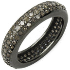 1.13 Carat Genuine TLB Diamond .925 Sterling Silver Ring
