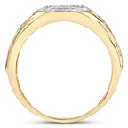 0.24 Carat Genuine White Diamond .925 Sterling Silver Ring