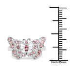 0.83 Carat Genuine Pink Tourmaline .925 Sterling Silver Ring