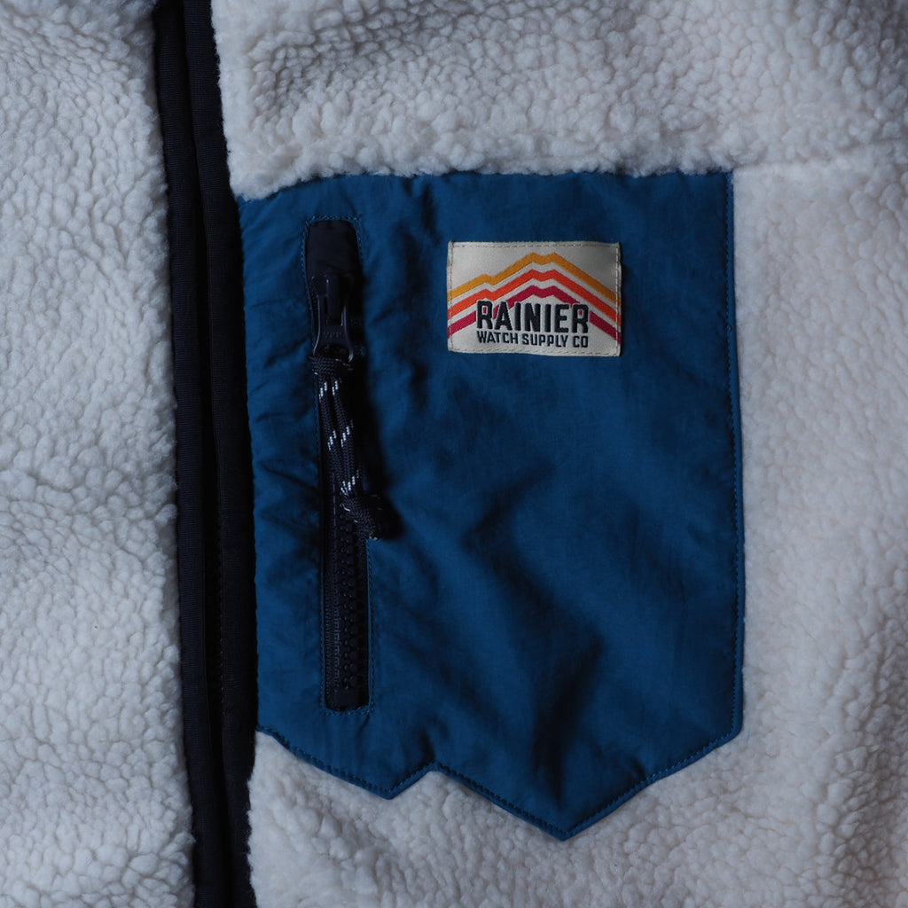 Turbo SuperFleece Jacket - Lined Recycled Fleece - Cream