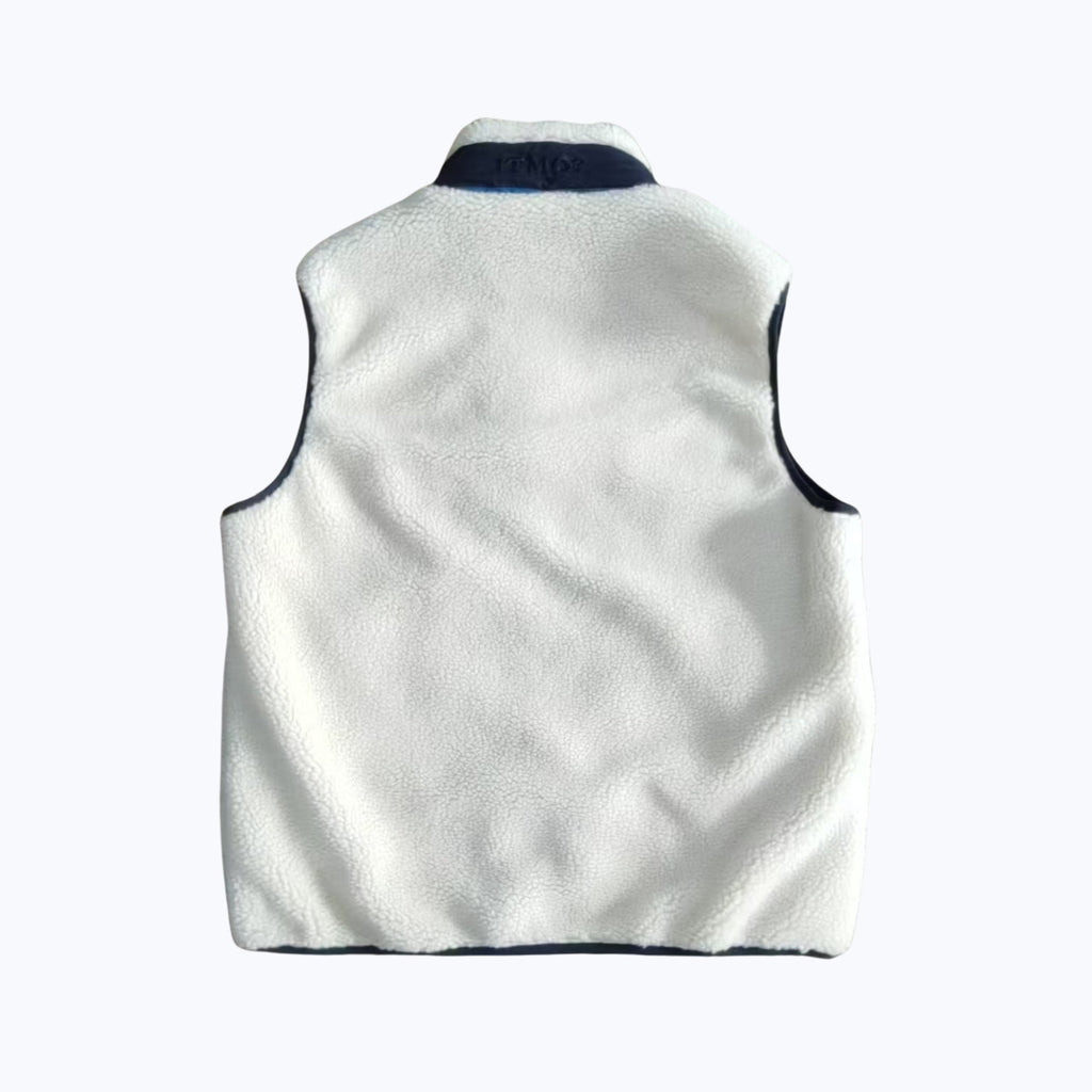 Turbo SuperFleece Vest - Cream (Lined Recycled Fleece)