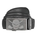 Leather Ratchet Belt - One Size Fits Most (Black)