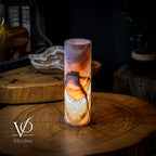Razzberry Rosa Onyx Lamp (Crystal Table Lamp #10)