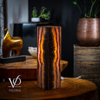 Razzberry Rosa Onyx Lamp (Table Lamp #3)