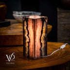 Razzberry Rosa Onyx Lamp (Table Lamp #4)