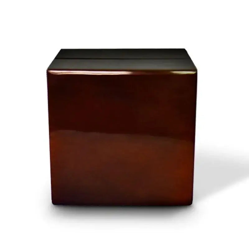 Light up Chocolate Dark Wood Personalized Wooden Wedding Ring Box
