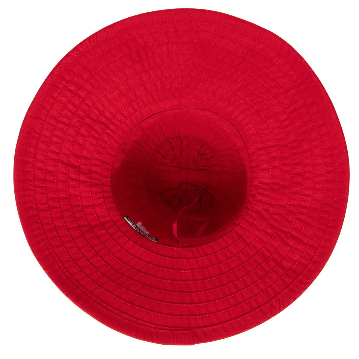 Women's Large Brim Ribbon Hat with a Bow