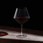Liminal Burgundy Wine Glasses, Set of 4